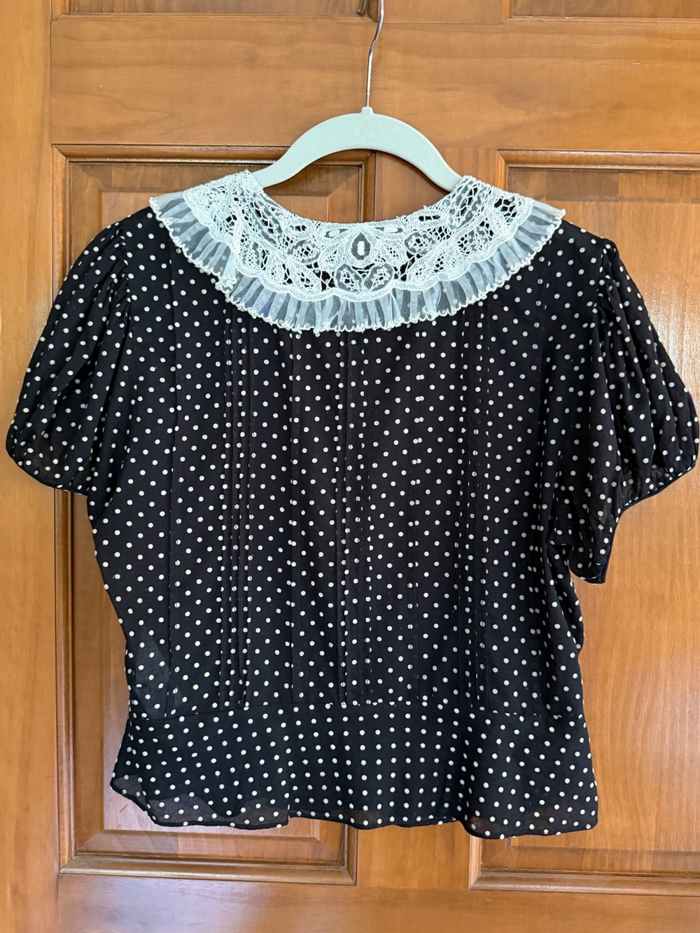 DOEN -Noir Dot- Oleta Top M - Picture 5 of 8